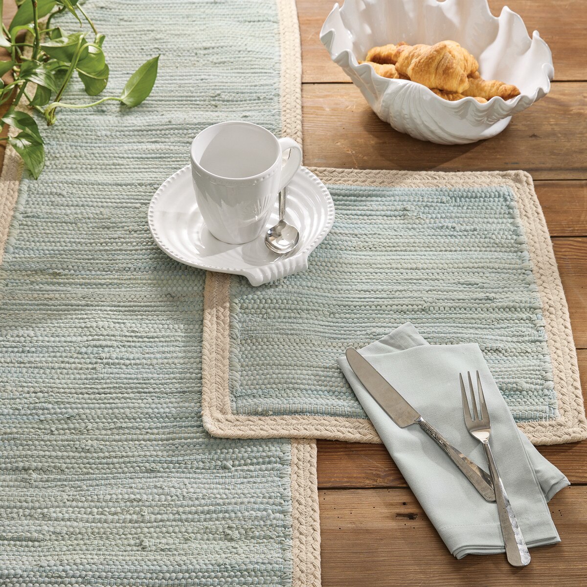 Neocortex Napkin Elements Napkin - Seafoam | Split-P