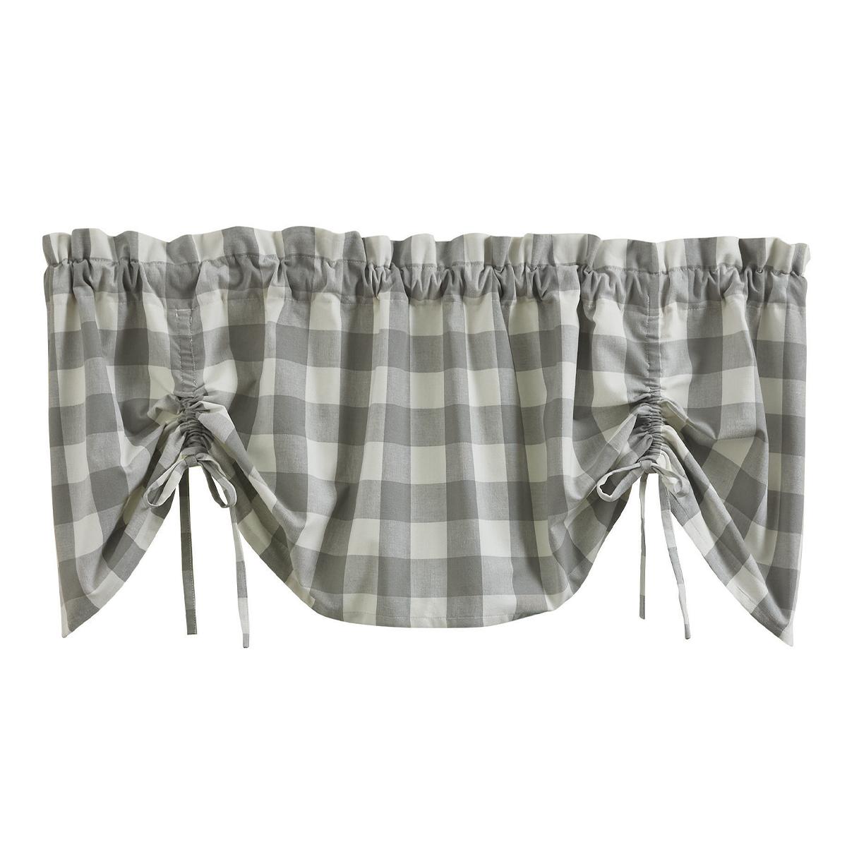 Wicklow Check Lined Farmhouse Valance - Thumbnail 3