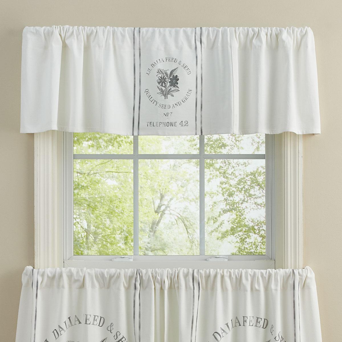 Park Designs Seed Sack Window Valance - Thumbnail 3