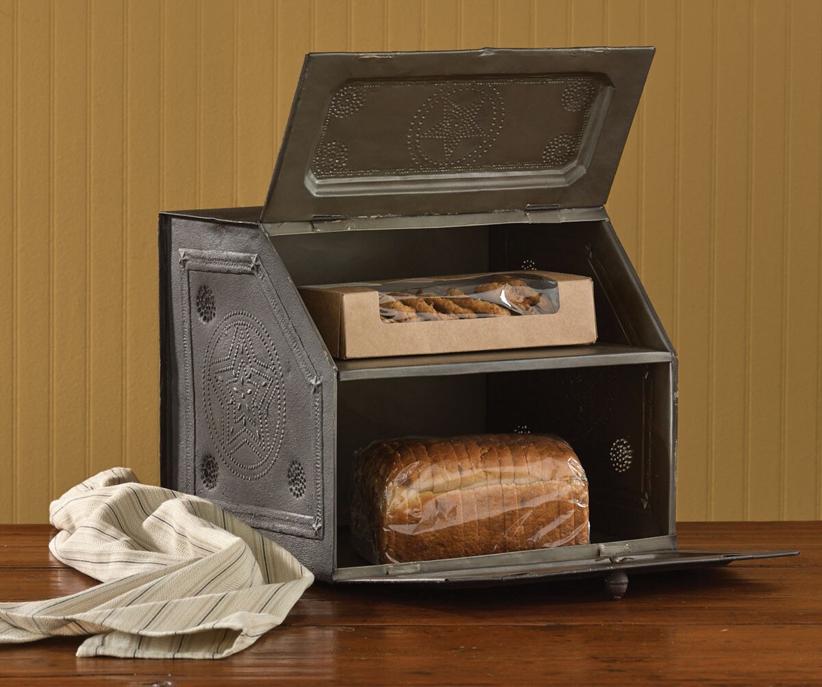 Black Star Metal Bread Box | Park Designs