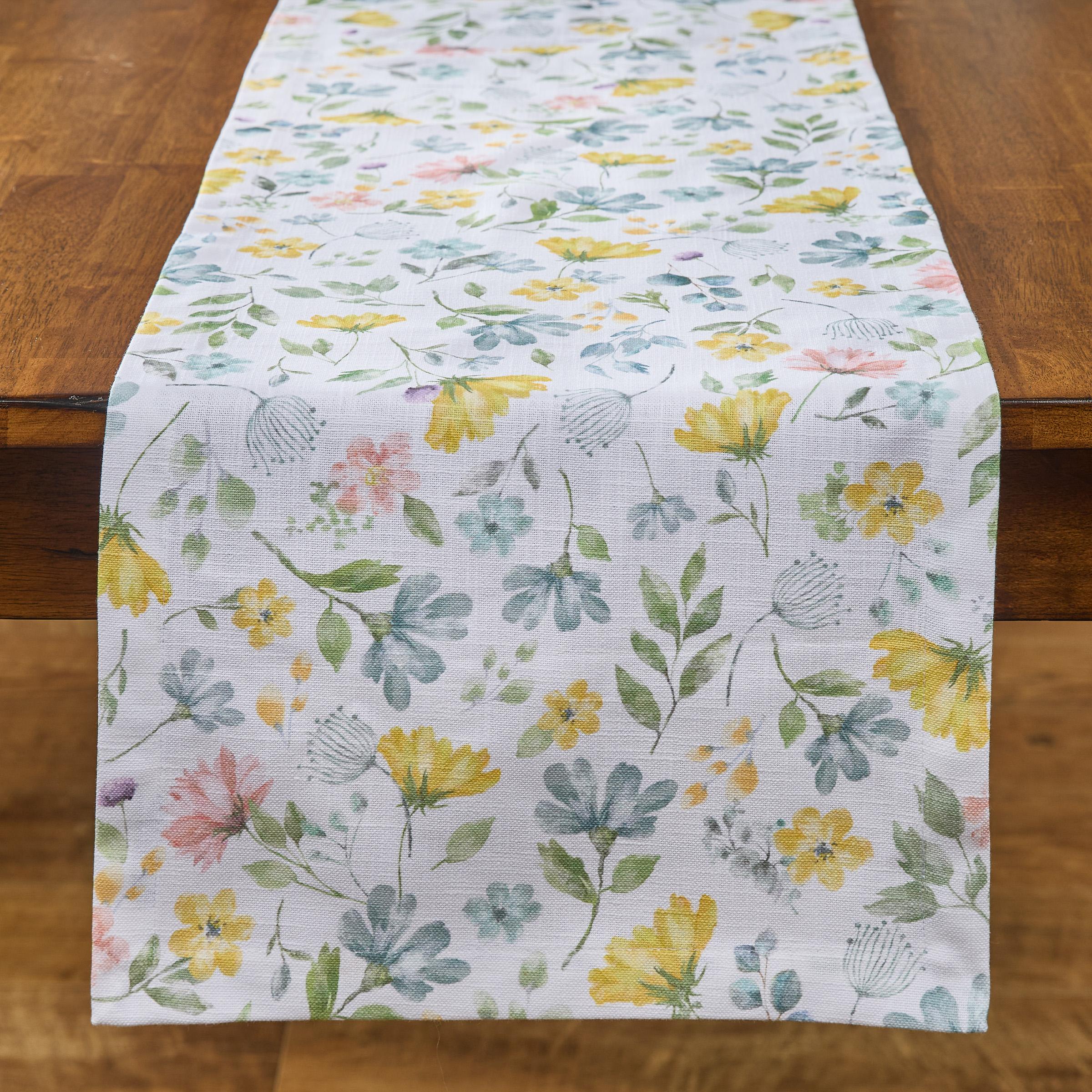 Split P Spring Flowers Table Runner
