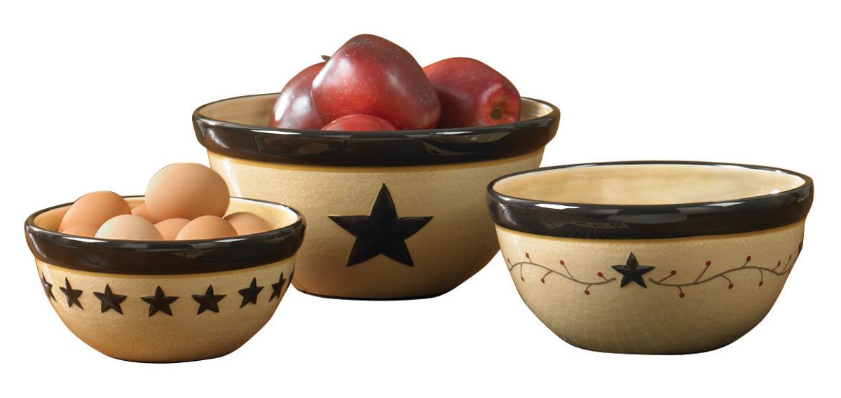 Star Vine Mixing Bowl Set - Thumbnail 2