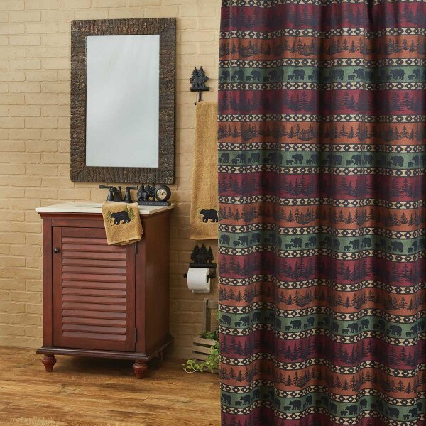 Mountain Bear Shower Curtain Park Designs