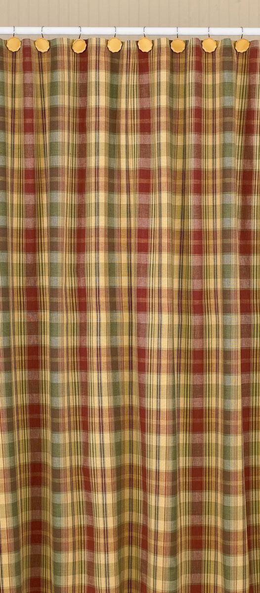 Park Designs Saffron Country Shower Curtain