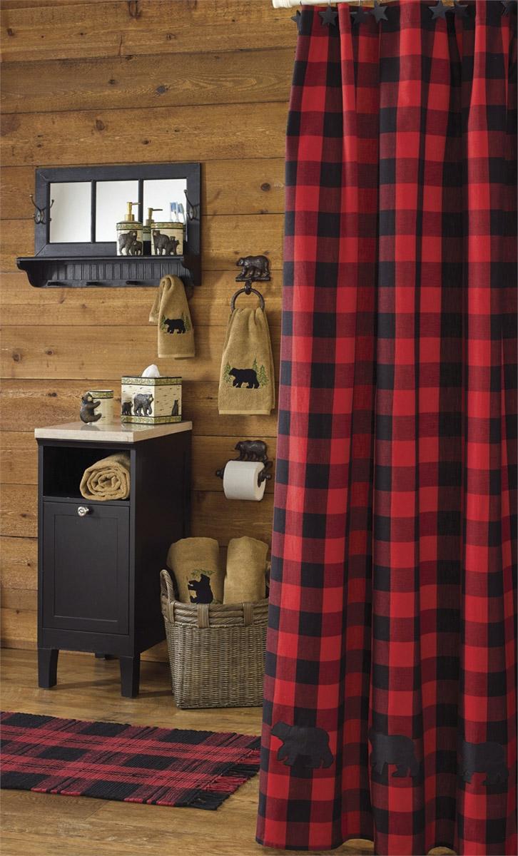 Park Designs Bear Applique Shower Curtain - Thumbnail 2