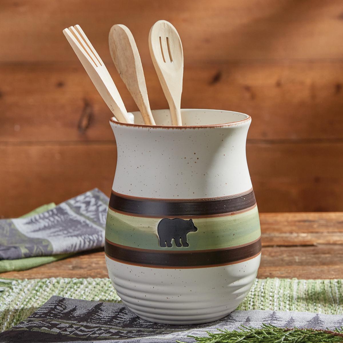 Park Designs Skyline Utensil Crock - Thumbnail 4