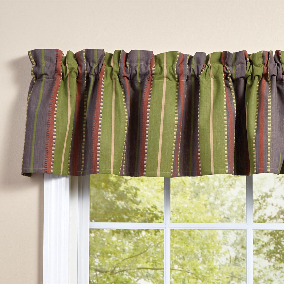 Park Designs Shenandoah Stripe Valance - Thumbnail 4