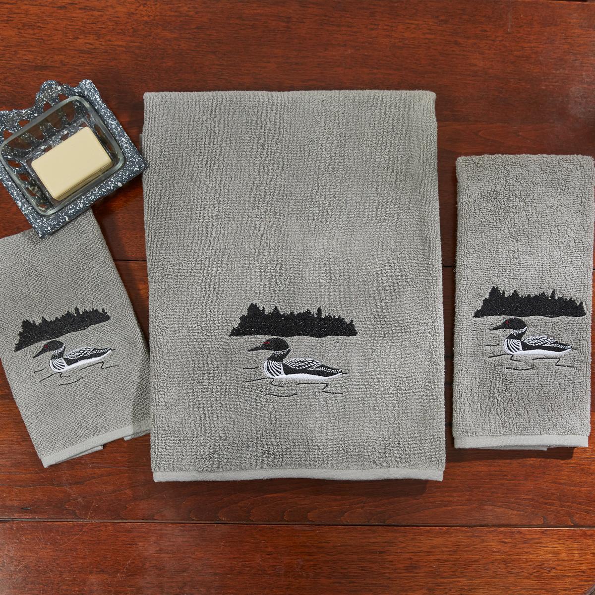 Grey Area Loon Hand Towels - Thumbnail 3