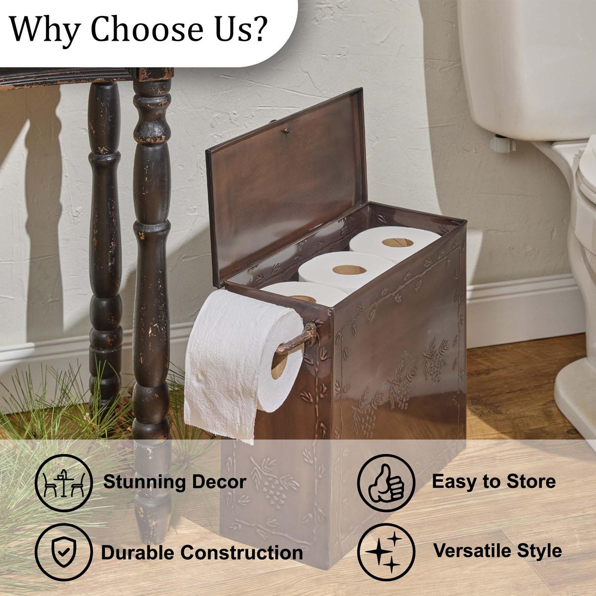 Park Designs Valley Pine Toilet Tissue Storage - Thumbnail 5