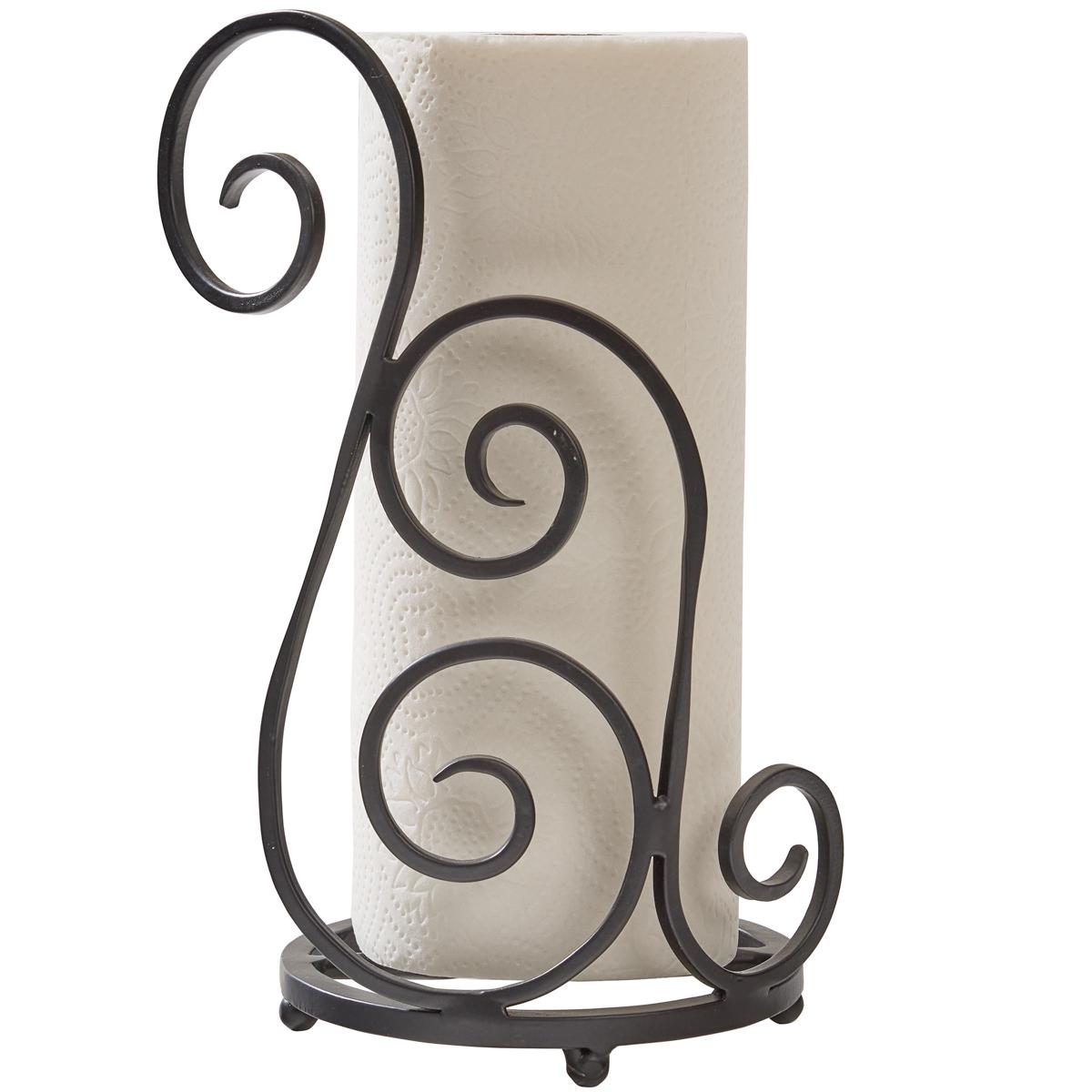 Park Designs Iron Scroll Paper Towel Holder - Thumbnail 4