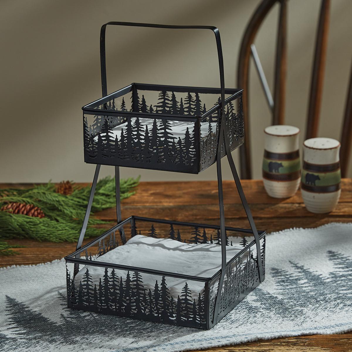 Tree Tops Two Tier Napkin Holder - Thumbnail 3