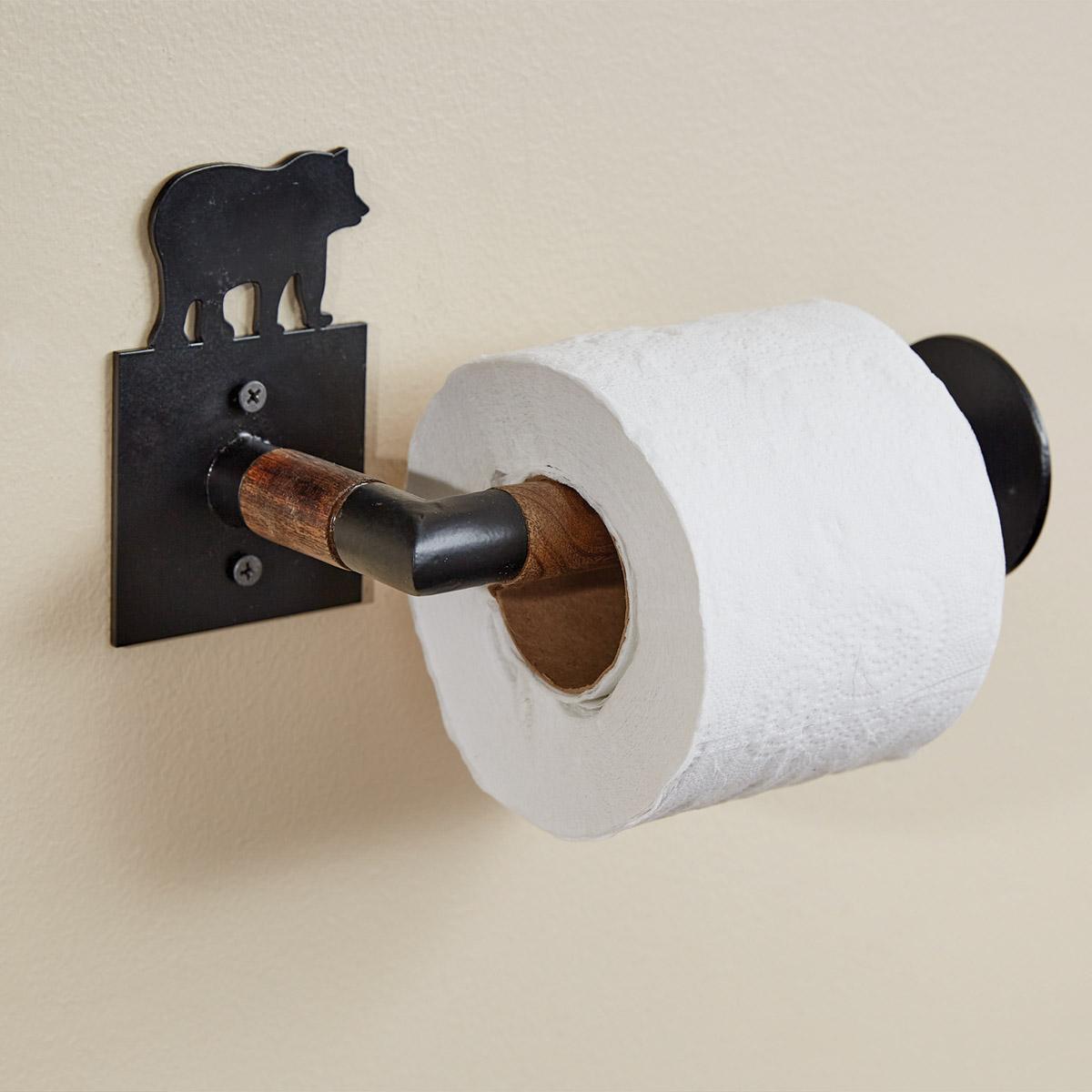 Park Designs Wild Woods Bear Toilet Tissue Holder - Thumbnail 4