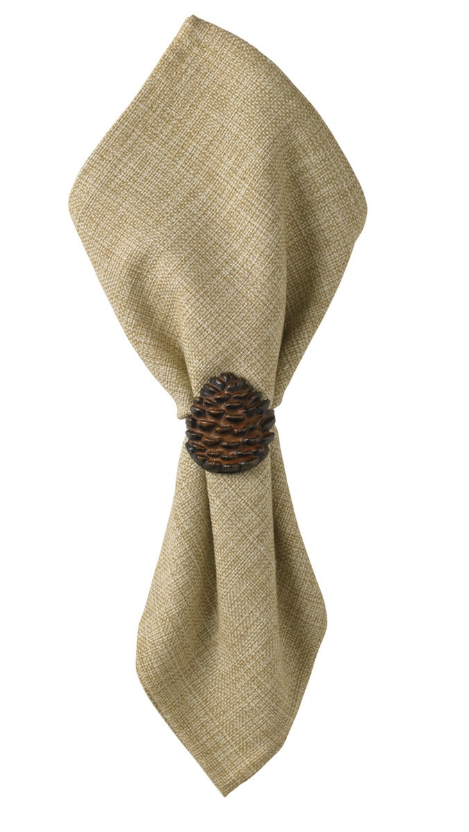 Pinpoint Napkin Rings Pine Lodge Napkin Ring | Park Designs