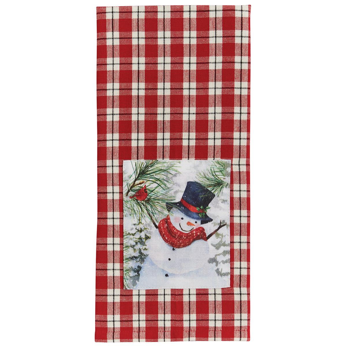 Park Designs Flurry Snowman Dishtowel - Thumbnail 2