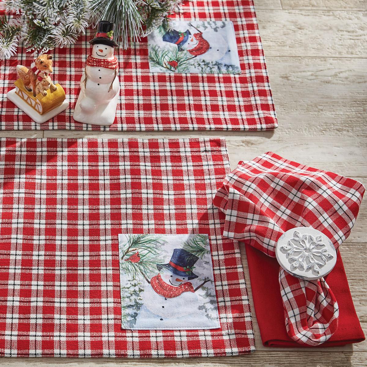 Park Designs Flurry Snowman Dishtowel - Thumbnail 4