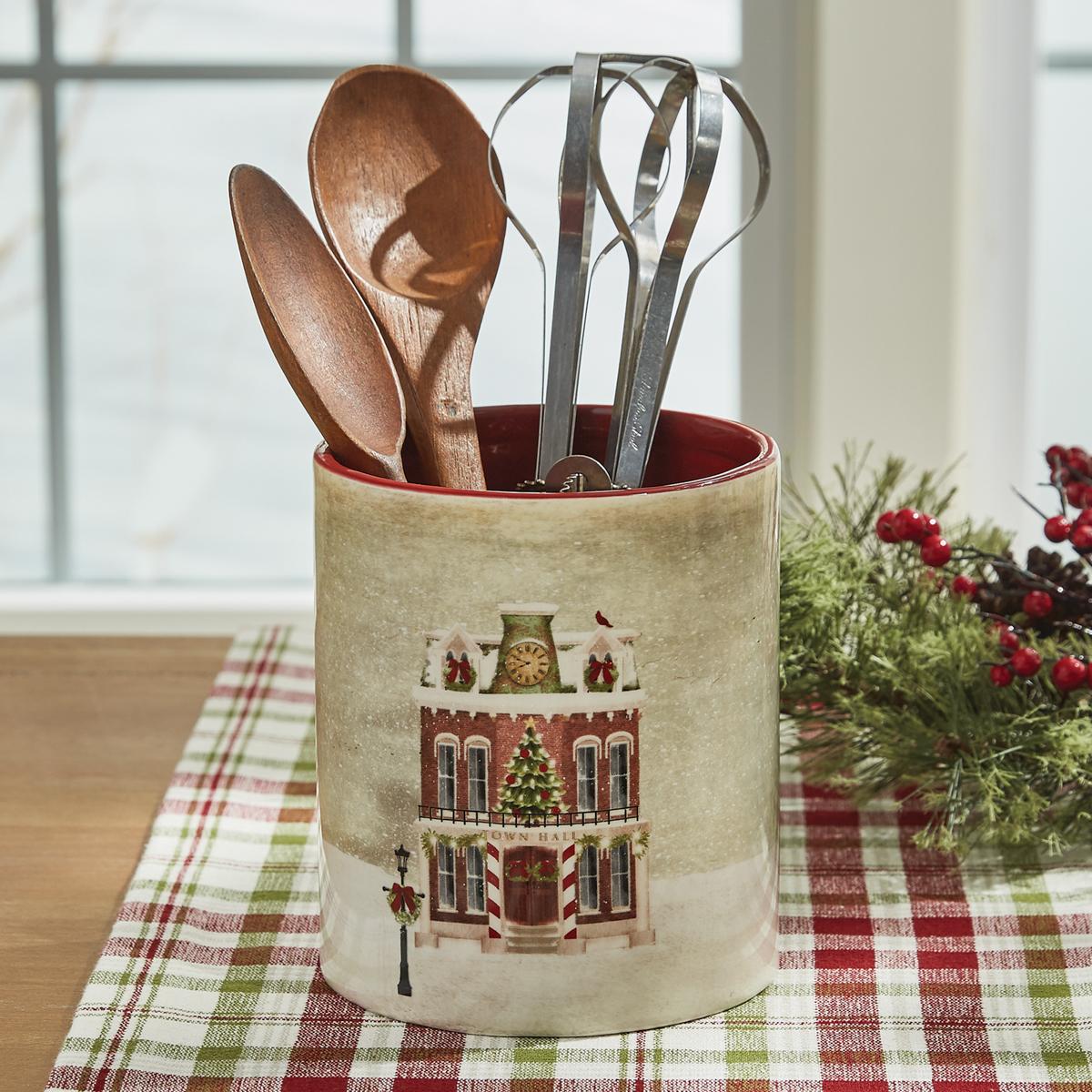 Park Designs Town Square Utensil Crock - Thumbnail 2