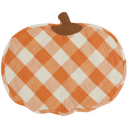 Wicklow Check - Orange/Cream Pumpkin