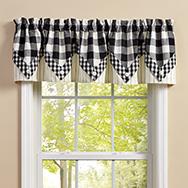 Lined Point Valances